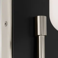 Wandleuchten|Metall Lampen*Elstead Badezimmerlampe LED G9 IP44 Glas Metall H: 33,8 cm 3000 K