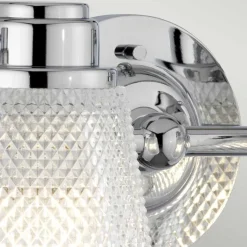 Elstead Badezimmerlampe LED G9 IP44 3000 K L: 81,8 cm Chrom VARDA< Flurlampen|Metall Lampen