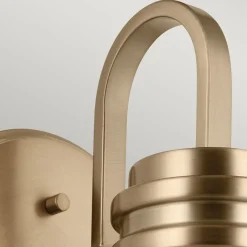 Elstead Badezimmerlampe Metall Glas mit LED G9 IP44 24 cm hoch< Wandleuchten|Küchenlampen