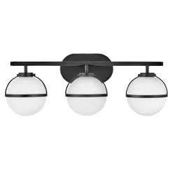 Wandleuchten|Badezimmer Lampe*Elstead Badezimmerlampe Wand IP44 60,6 cm breit Metall Glas E14