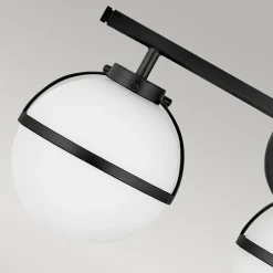 Wandleuchten|Badezimmer Lampe*Elstead Badezimmerlampe Wand IP44 60,6 cm breit Metall Glas E14