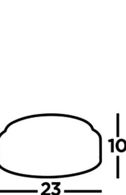 Deckenleuchten|Flurlampen*Searchlight Badezimmerleuchte Decke Ø 23 cm rund Glas Weiß Schwarz IP44