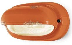 Ferroluce Badezimmerleuchte Glas Keramik E27 B: 24 cm Maritim< Wohnzimmerlampen|Glaslampen