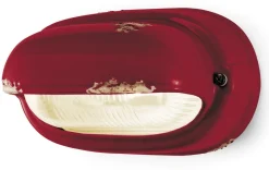 Wohnzimmerlampen|Glaslampen*Ferroluce Badezimmerleuchte Keramik Glas E27 B: 24 cm Maritim