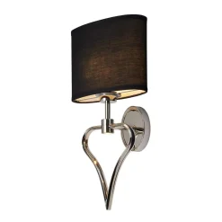 Elstead Badezimmerleuchte LED in Chrom Herz Form IP44< Led Lampen|Wandleuchten