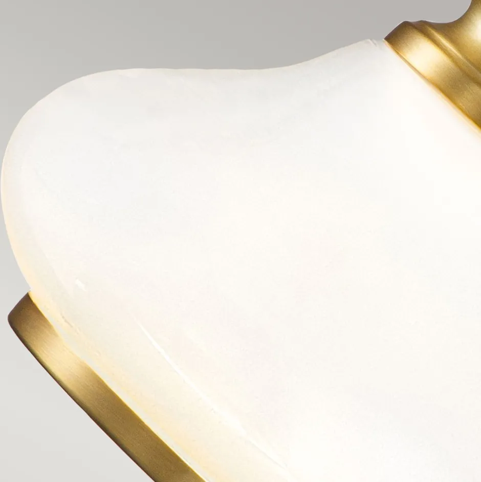 Elstead Badezimmerleuchte Metall Glas H: 19,1 cm IP44 mit G9 LED< Wandleuchten|Badezimmer Lampe