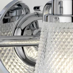 Flurlampen|Metall Lampen*Elstead Badezimmerleuchte Wand IP44 54,5 cm breit mit 3x G9 LED