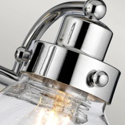 Elstead Badezimmerleuchte Wand Metall Glas 44,9 cm breit IP44 E27< Flurlampen|Metall Lampen