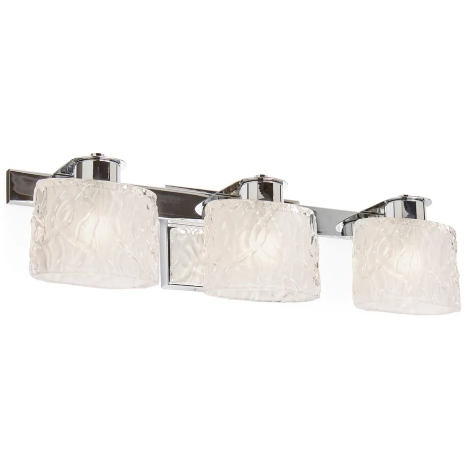 Elstead Badlampe Chrom Klar mit LED Glas IP44 LUKINA< Badezimmer Lampe|Flurlampen