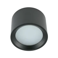 Wohnzimmerlampen|Metall Lampen*Nowodvorski Badlampe Decke IP54 GX53 Ø 8,5 cm klein Schwarz