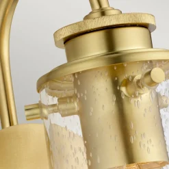 Wandleuchten|Badezimmer Lampe*Elstead Badlampe Metall Glas E27 IP44 24,4 cm hoch SAIDA