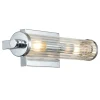 Elstead Badlampe Wand Glas Metall E14 IP44 B: 40,7 cm Chrom poliert< Wandleuchten|Badezimmer Lampe