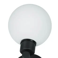 Nowodvorski Badlampe Wand IP44 Schwarz Weiß G9 Zugschalter Kugelschirm< Glaslampen|Metall Lampen