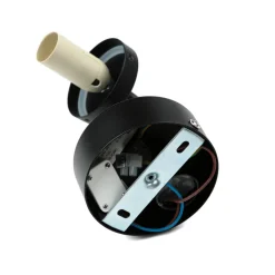 Easylight Badlampe Wand IP44 Schwarz Weiß Glasschirm TOHO< Glaslampen|Kugellampen