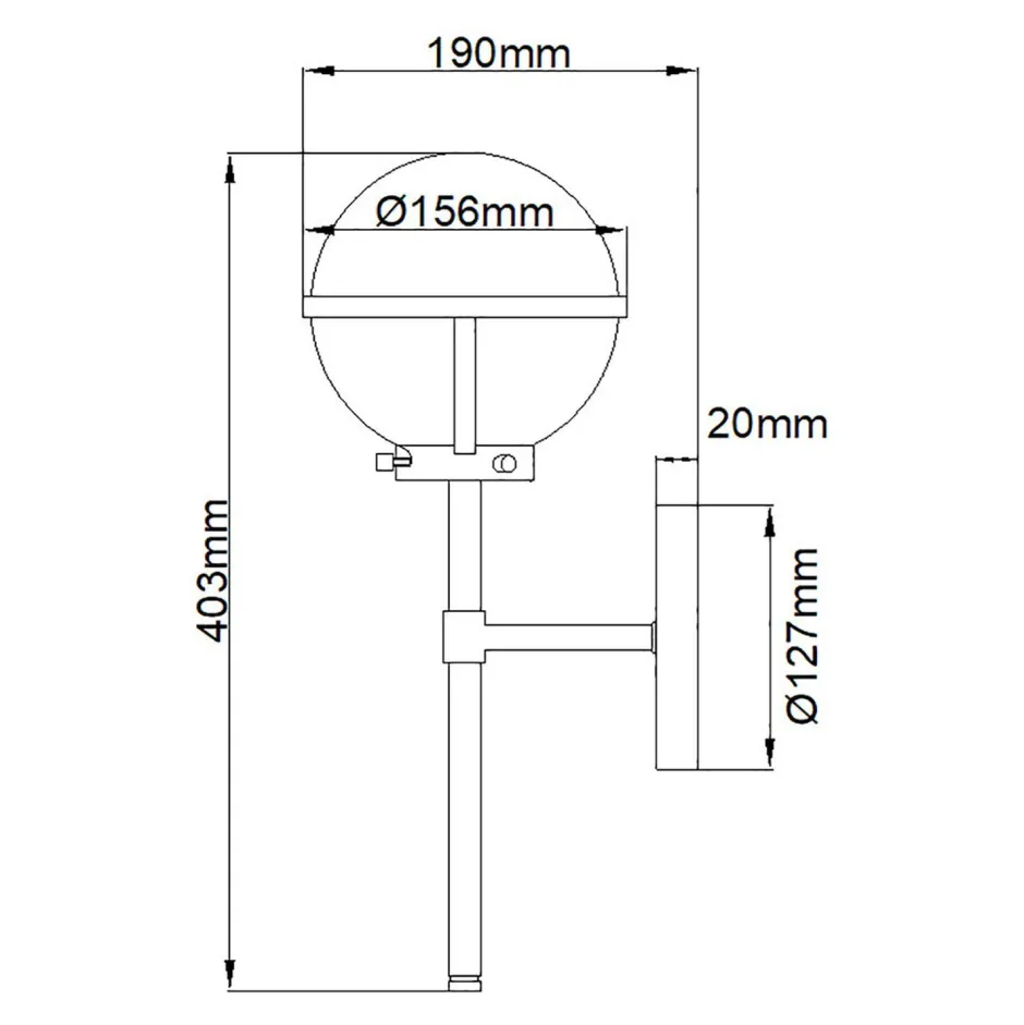 Wandleuchten|Badezimmer Lampe*Elstead Badlampe Wand Metall Glas IP44 H: 40,3 cm in Messing Antik