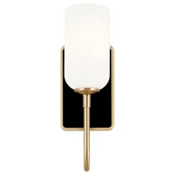 Elstead Badlampe Wand Metall Glas 33,8 cm hoch IP44 G9 LED 3000 K< Wandleuchten|Metall Lampen