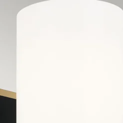 Elstead Badlampe Wand Metall Glas 33,8 cm hoch IP44 G9 LED 3000 K< Wandleuchten|Metall Lampen