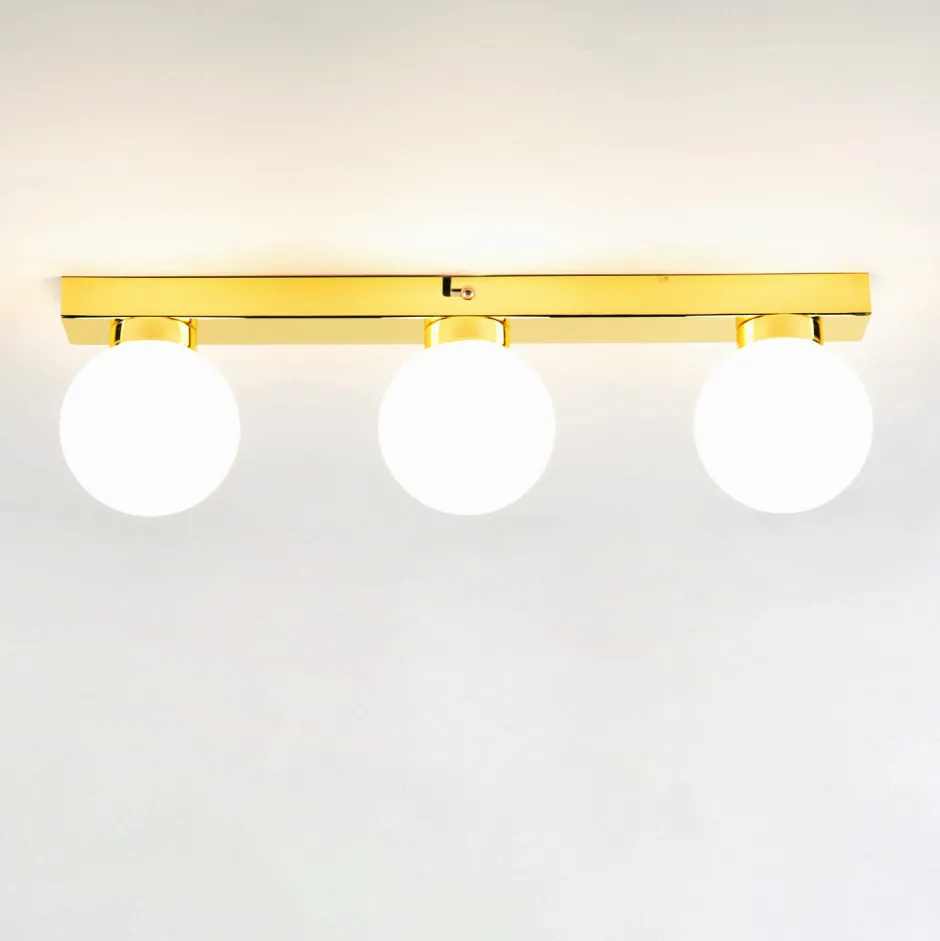 Deckenleuchten|Flurlampen*Easylight Badleuchte in Gold Weiß Wand Decke STAR