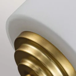 Wandleuchten|Badezimmer Lampe*Elstead Badleuchte Metall Glas IP44 H: 21,6 cm 3000 K LED G9 AVORIO