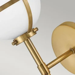 Elstead Badleuchte Wand Metall Glas IP44 H: 40,3 cm Kugel Schirm< Wandleuchten|Badezimmer Lampe