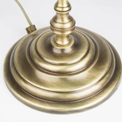 Schreibtischlampen|Glaslampen*Giovanni Battista Banker Tischlampe aus Echt-Messing in Bronze