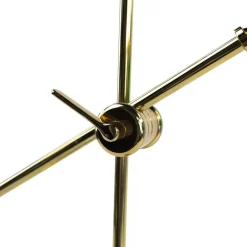 Glaslampen|Metall Lampen*Giovanni Battista Bankerlampe Grün aus Echt Messing Poliert