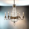 Wohnzimmerlampen|Kristalllampen*Elstead Barock Kronleuchter Kristall Ø69cm opulentes Design