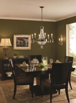 Wohnzimmerlampen|Kristalllampen*Elstead Barock Kronleuchter Kristall Ø69cm opulentes Design