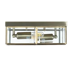 Searchlight Bauhaus Deckenleuchte Deckenlampe Bronze farben< Deckenleuchten|Flurlampen