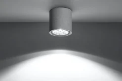 Küchenlampen|Moderne Lampen*Sollux Beton Deckenlampe ADRIANA Ø14cm GU10 kompakt klein