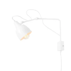 ALDEX Bewegliche Wandleuchte Weiß zielgerichtet T:50 cm Metall< Wandleuchten|Badezimmer Lampe