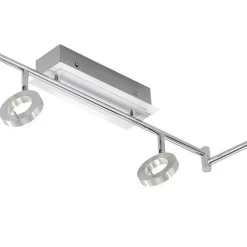 Flurlampen|Bürolampen*Paul Neuhaus Beweglicher LED Deckenstrahler in Aluminium IP44 188 cm