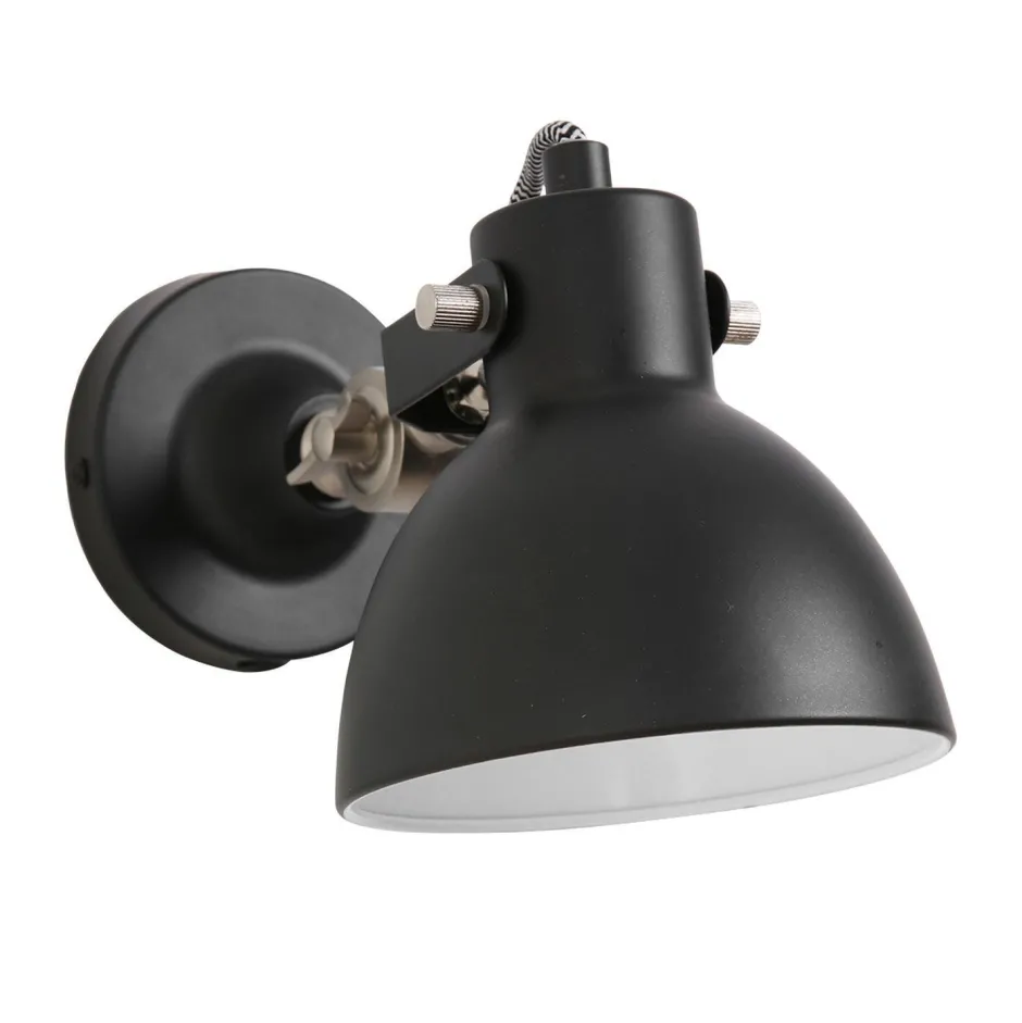 Spots|Wandleuchten*Steinhauer Beweglicher Wandspot Metall B:14 cm E14 zielgerichtet