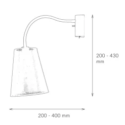 Nowodvorski Biegsame Wandleuchte FLEX SHADE in Schwarz< Wandleuchten|Moderne Lampen