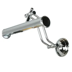 Giovanni Battista Bilderlampe verstellbar Messing in Silber E14< Metall Lampen|Messinglampen