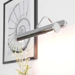 Giovanni Battista Bilderleuchte Chrom 30cm Echt-Messing< Wandleuchten|Lampen Aus Aller Welt