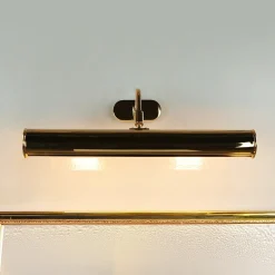 Giovanni Battista Bilderleuchte Echt-Messing Vergoldet 24K 40cm< Wandleuchten|Jugendstil Lampen