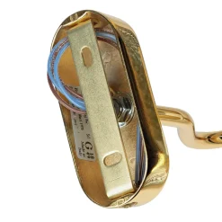 Giovanni Battista Bilderleuchte Echt-Messing Vergoldet 24K 40cm< Wandleuchten|Jugendstil Lampen