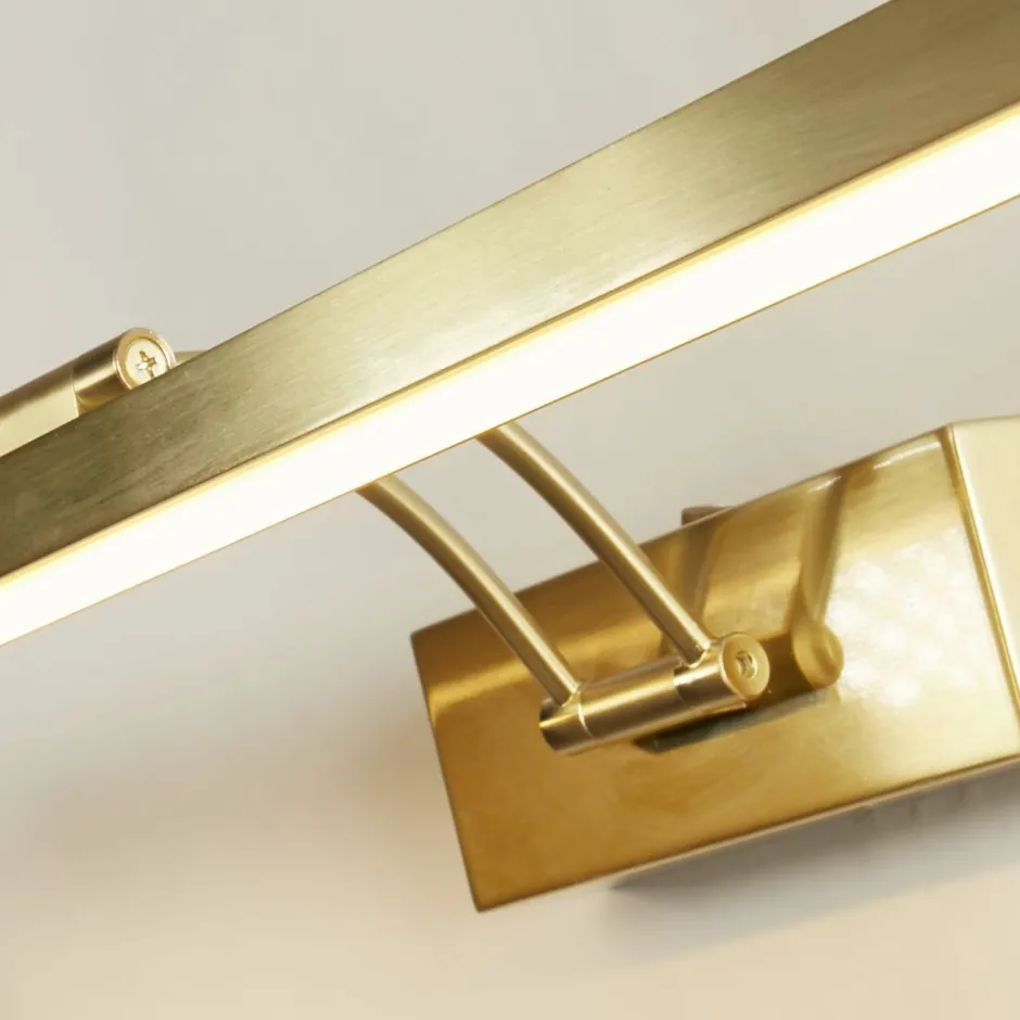 Searchlight Bilderleuchte LED in Messing 3000 K 809 lm Aluminium< Wohnzimmerlampen|Metall Lampen