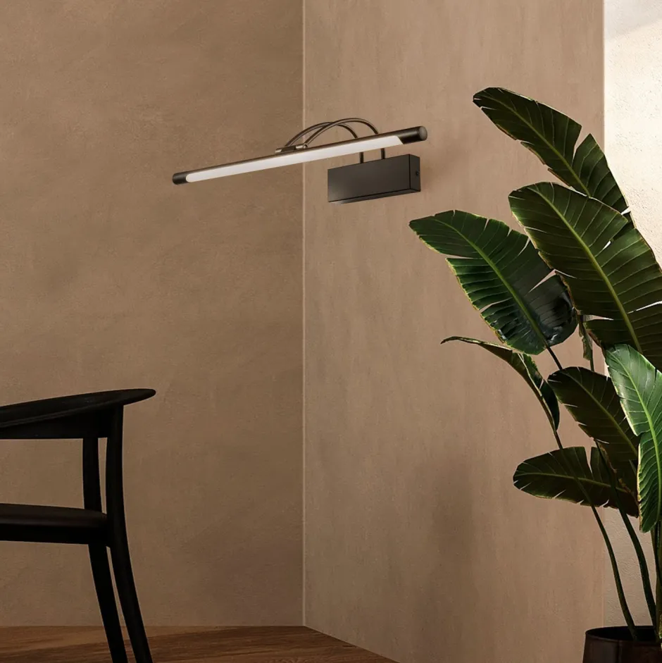 Maytoni Bilderleuchte LED Metall 55 cm breit Schwarz länglich< Led Lampen|Wandleuchten