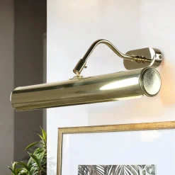 Giovanni Battista Bilderleuchte Messing B: 40 cm 2x E14 schwenkbar< Messinglampen|Lampen Aus Aller Welt