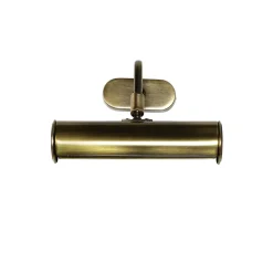 Metall Lampen|Messinglampen*Giovanni Battista Bilderleuchte Messing Bronziert 20cm Verstellbar