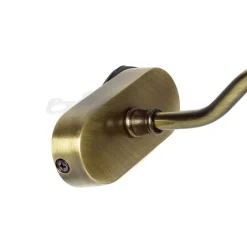 Metall Lampen|Messinglampen*Giovanni Battista Bilderleuchte Messing Bronziert 20cm Verstellbar