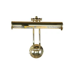 Wandleuchten|Jugendstil Lampen*Giovanni Battista Bilderleuchte Messing in Shabby Weiß Gold