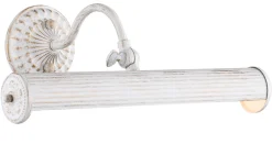 Wandleuchten|Jugendstil Lampen*Maytoni Bilderleuchte Metall E14 verstellbar 35,9 cm breit Weiß