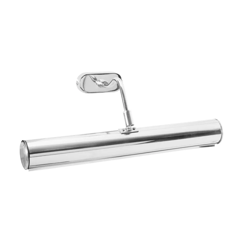 Wandleuchten|Badezimmer Lampe*Giovanni Battista Bilderleuchte schwenkbar B: 40 cm Messing E14 in Silber