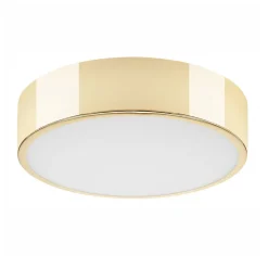 Lamkur Blendarme Deckenlampe Glas 2-flmg in Gold E27 Ø36 cm< Wohnzimmerlampen|Metall Lampen