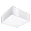 Deckenleuchten|Flurlampen*Sollux Blendarme Deckenleuchte Weiß Modern 25 cm quadratisch E27