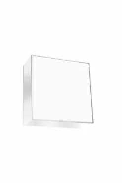 Deckenleuchten|Flurlampen*Sollux Blendarme Deckenleuchte Weiß Modern 25 cm quadratisch E27