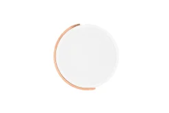 Flurlampen|Bürolampen*Trio Reality Blendarme LED Deckenlampe Holz rund Ø31,5 cm 20 W Weiß